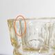 Yellow glass vase by Josef Hoffman for Moser