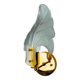 "Leaf" wall lamp by Carl Fagerlund, Murano glass, Germany, 1970