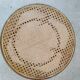 Curved wood cane bistro stool