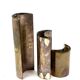 Mid-century set of 3 silver-plated vases, GiBi Italy 1970s