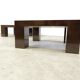 Paire de tables basses années 1970