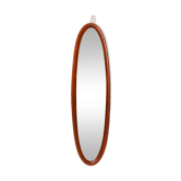 Wall mirror in teak Italy 1950 141x39cm