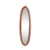 Wall mirror in teak Italy 1950 141x39cm