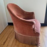 Vintage toad armchair Henriette