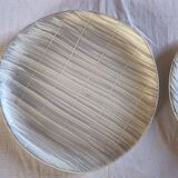 Two dishes Niderviller "Voile"
