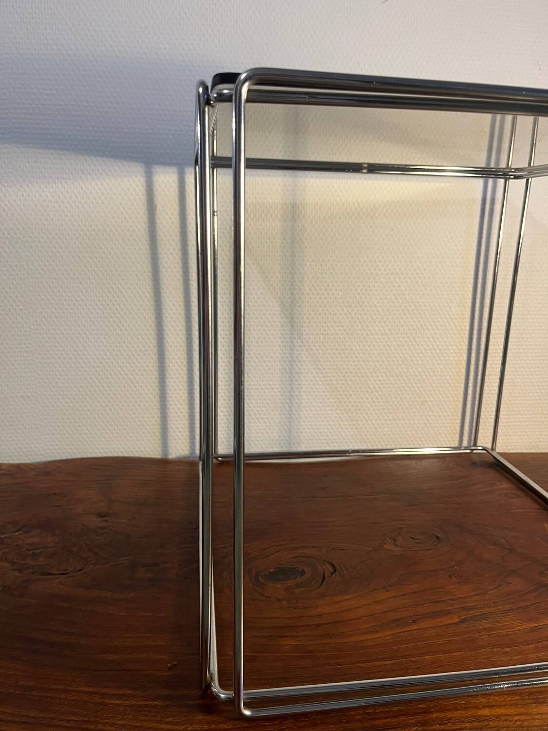 Isosceles sofa side table by Max Sauze