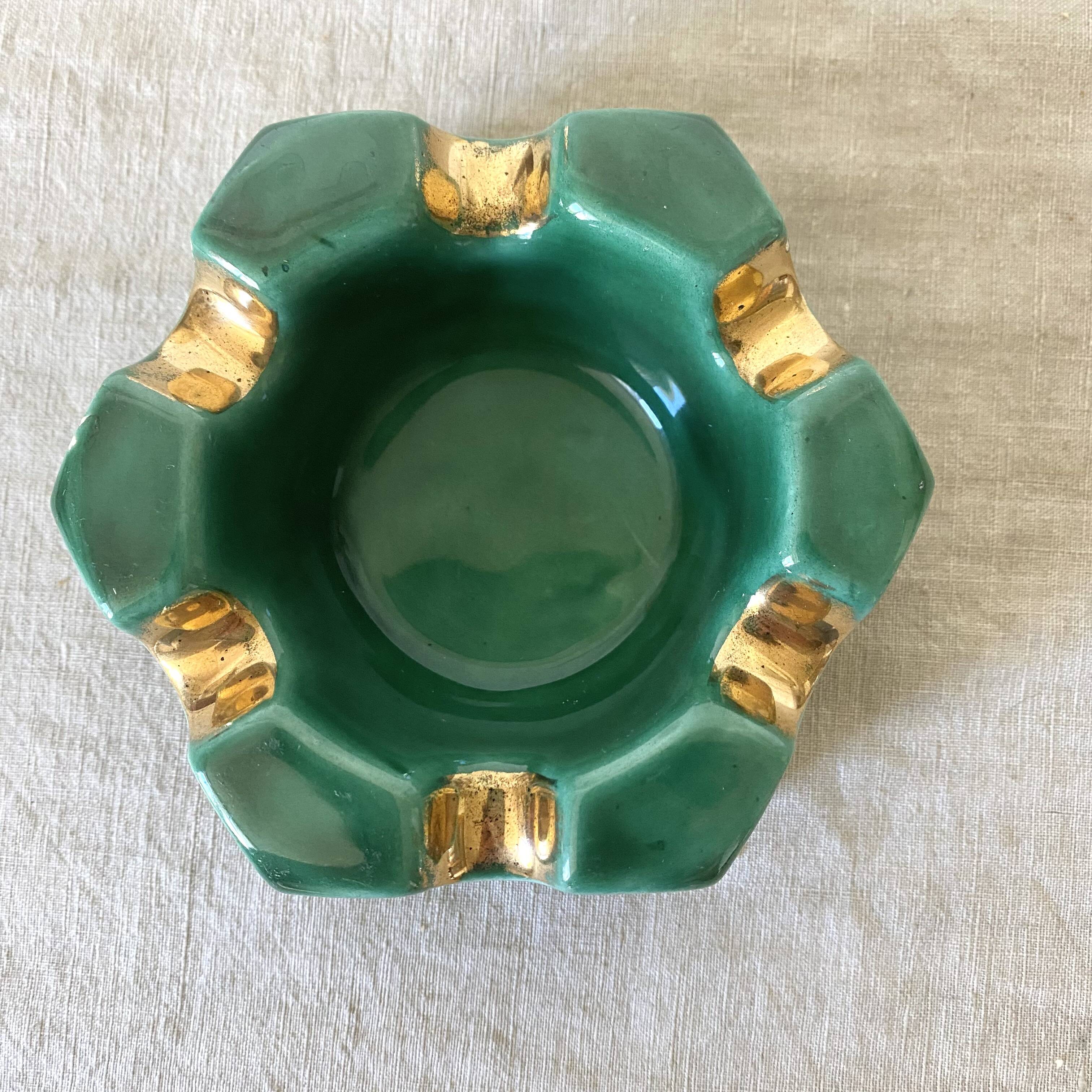 50s ceramic ashtray
