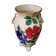 Old white ceramic cove vase & flower décor