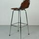Dalvera "Les Arc" Original Leather Barstool, 1960