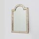 Large 20th Century Venetian trapezium Mosaic mirror with brass garlands