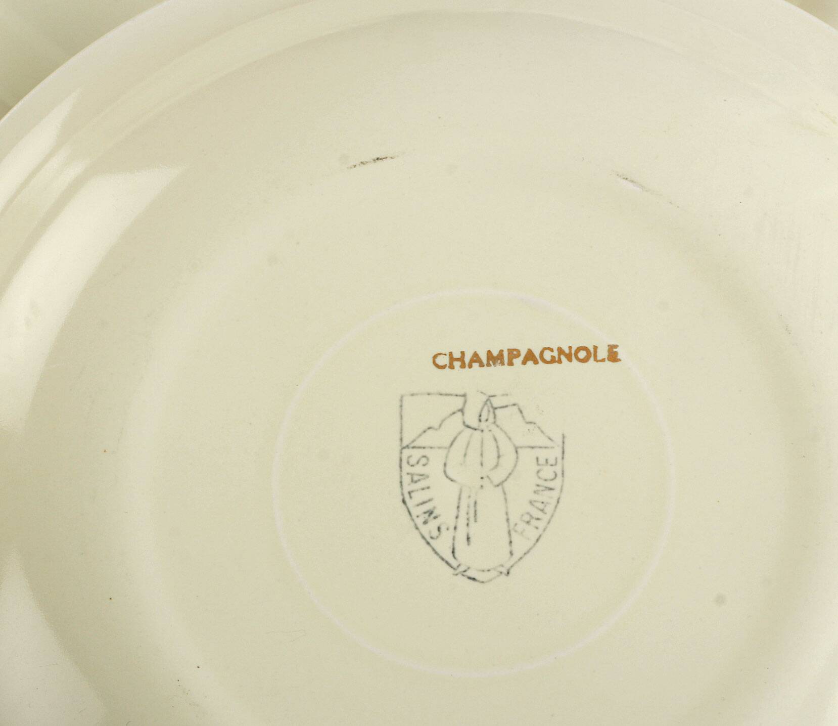 8 deep plates Salins model Champagnole