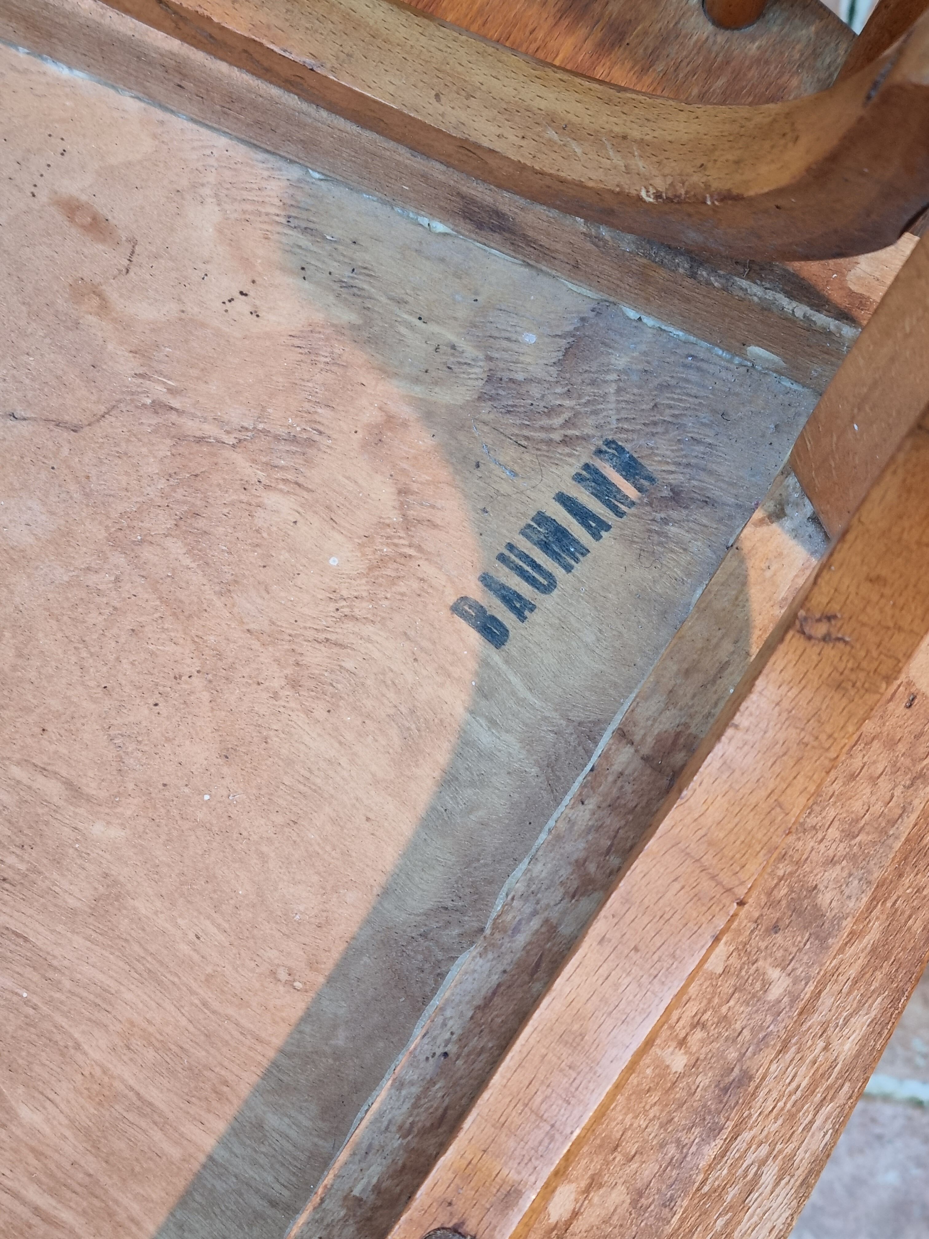 Pair of bistro chairs "Baumann" from the 50/60s