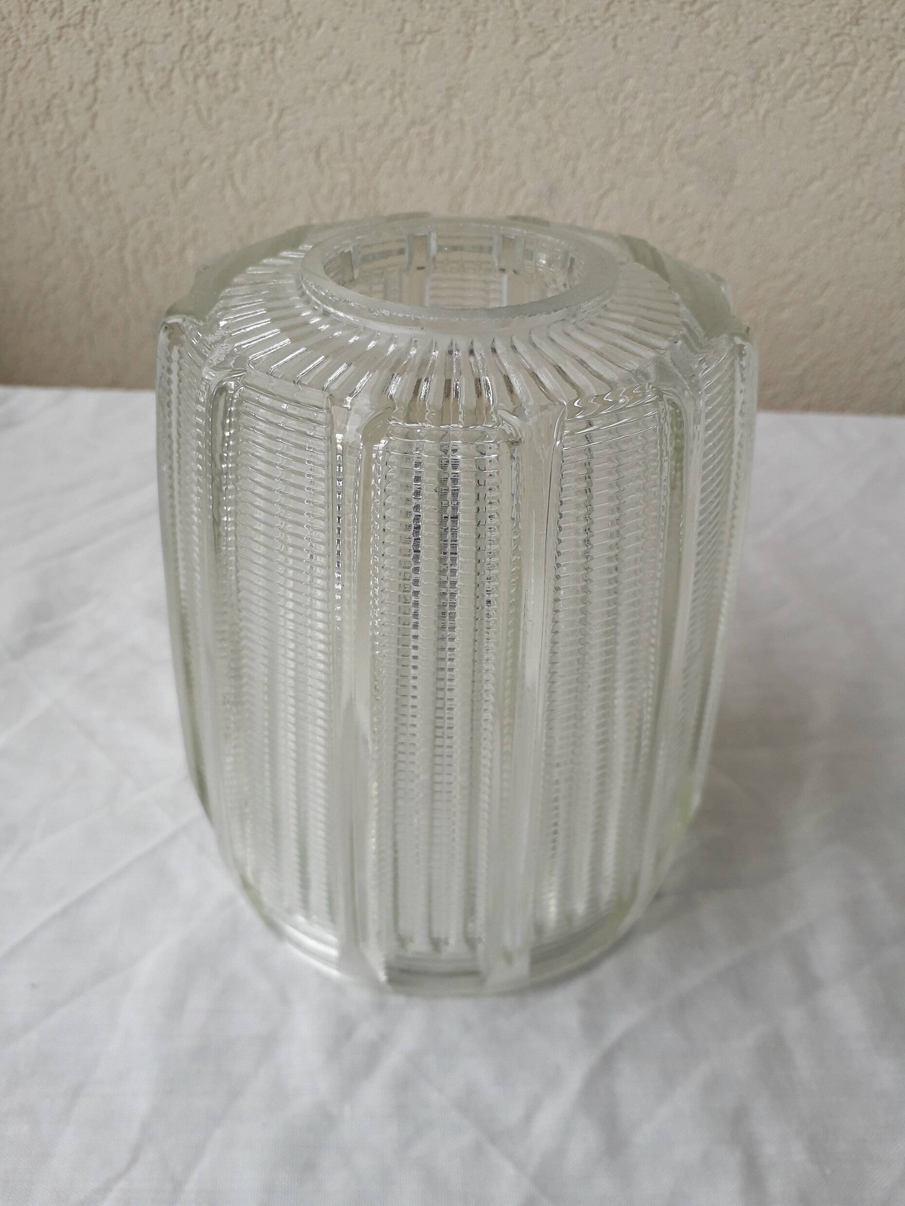 Abat-jour verre holophane