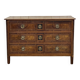 Louis XVI period chest of drawers in walnut, oak and fir, 18th century