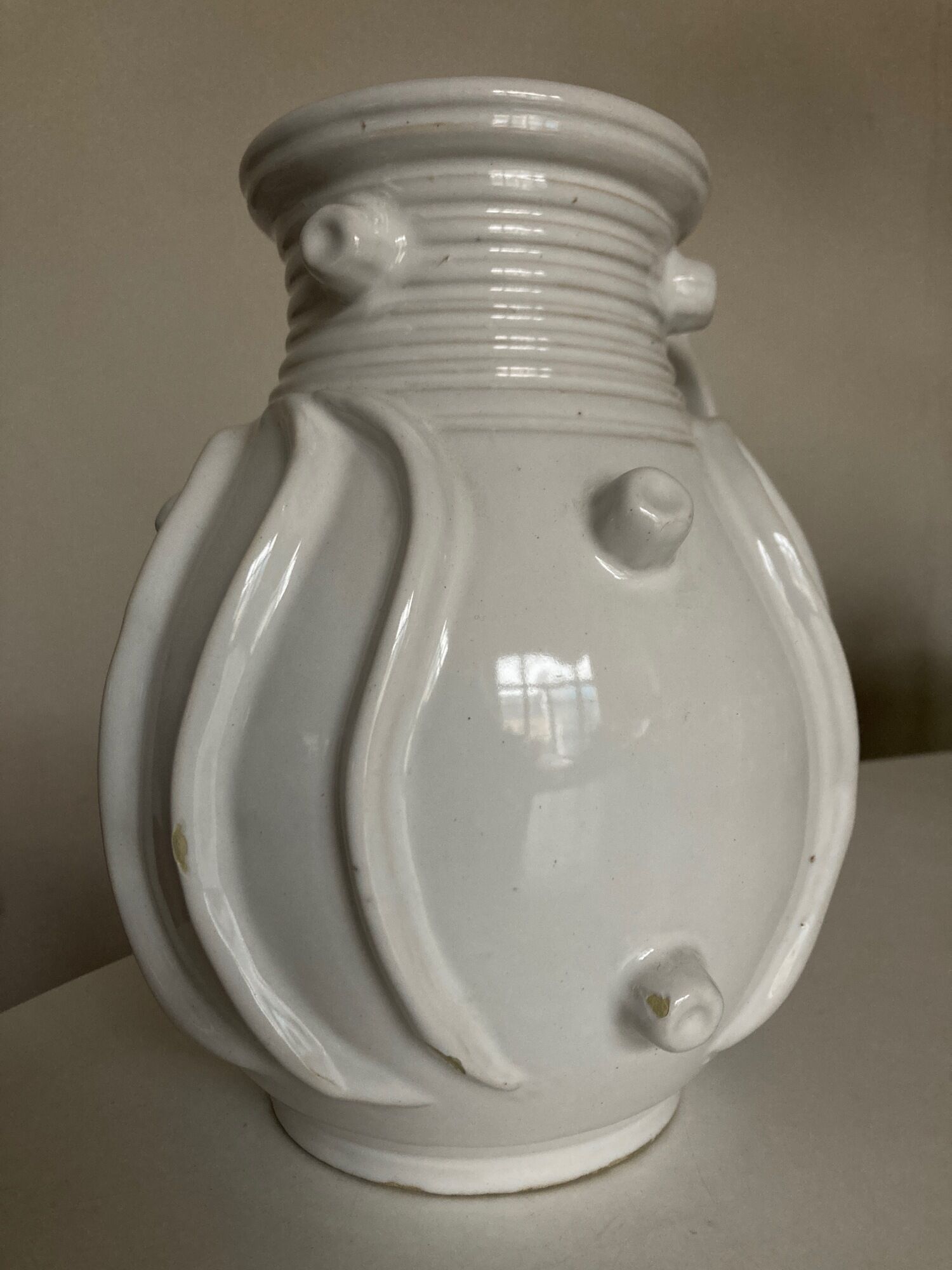Vase en terre vernissée Emile Tessier 1960 Malicorne