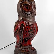 Important ceramic lamp / floor lamp, Owl, by Walter Gerhards