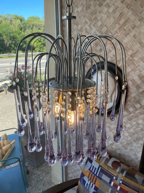 Lustre goutte Murano