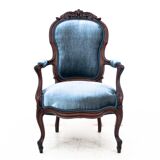 A pair of armchairs, France, around 1900.