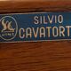 Writing Desk by Silvio Cavatorta in solid Walnut, Italy, 1950's