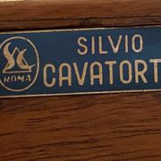 Writing Desk by Silvio Cavatorta in solid Walnut, Italy, 1950's