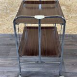 60s 70s serving trolley dinette side table space age brown design