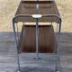 60s 70s serving trolley dinette side table space age brown design