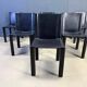 Carlo Bartoli dining chairs for Matteo Grassi, set of 6 - 1980s