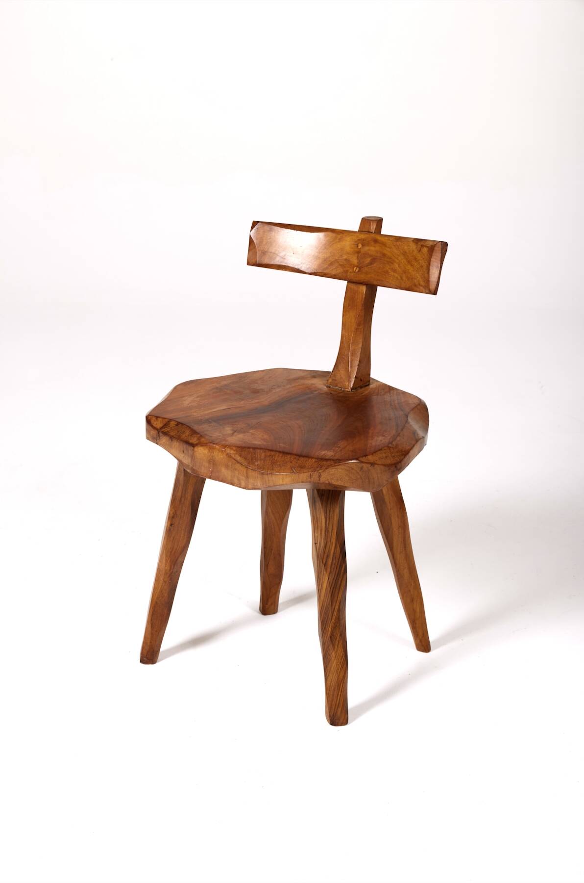 Butalist chair in olive tree, 1960s