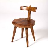 Butalist chair in olive tree, 1960s