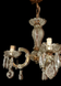 Lustre Murano a 3 feux 1940