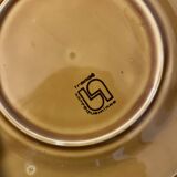 Set of 3 Sarreguemines slushie dessert plates
