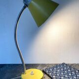 Yellow metal desk lamp, 1950s-1960s