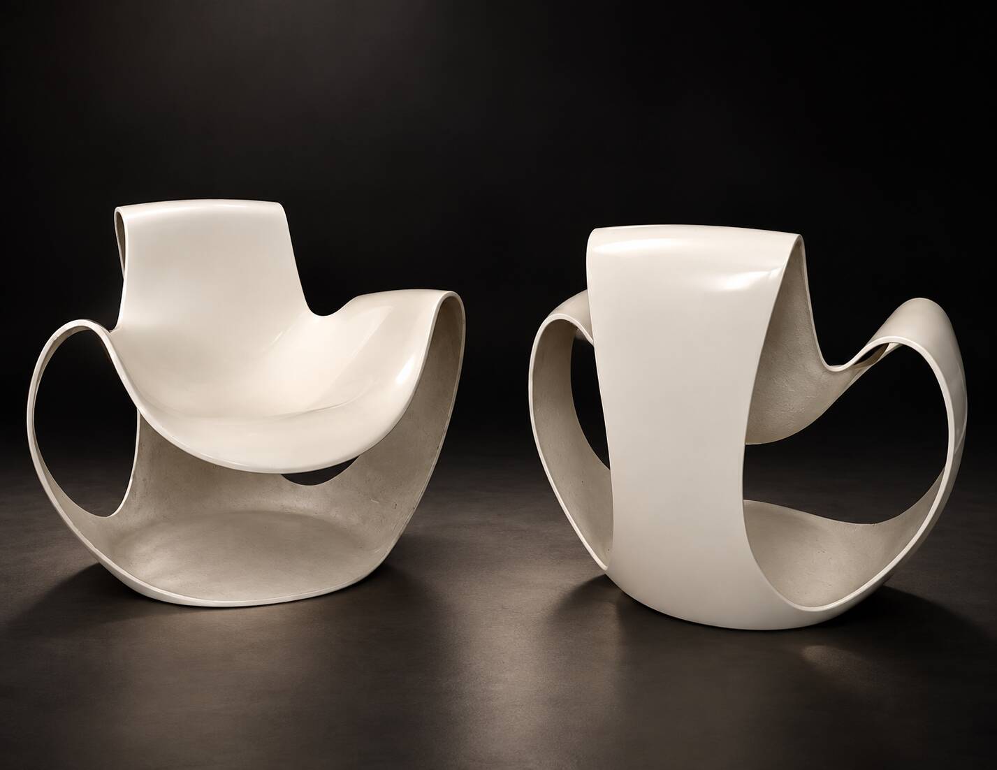Pair of albatros armchairs - danielle quarante