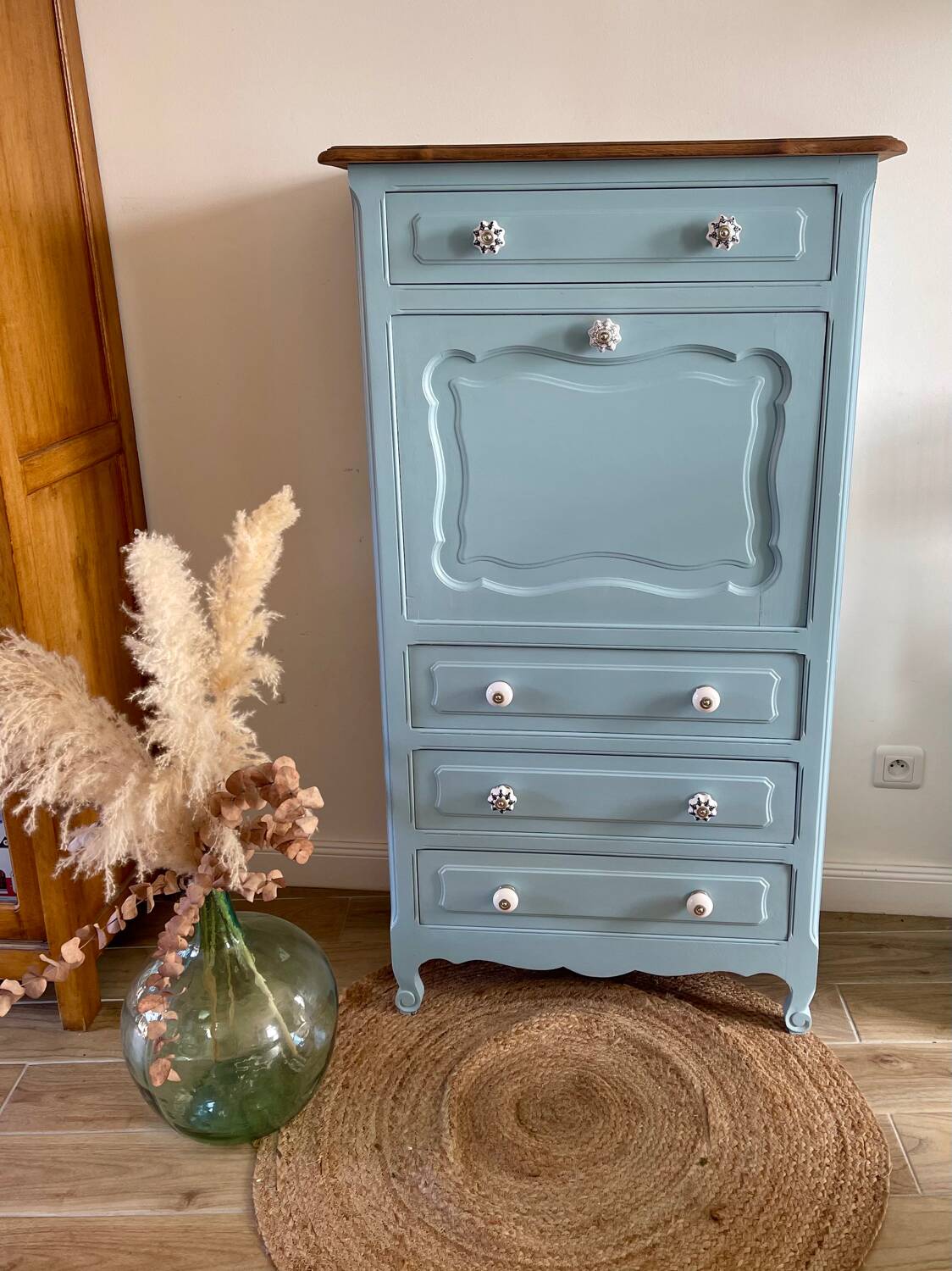 Renovated antique secretary