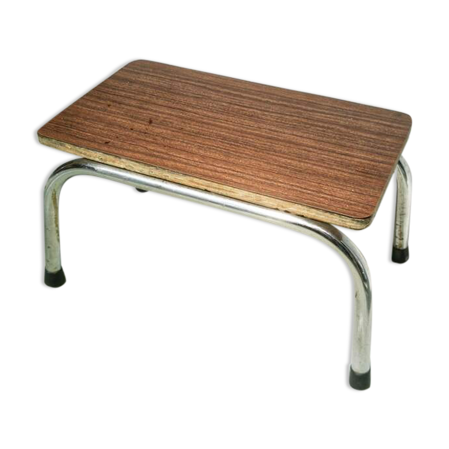 Vintage foot rest in formica