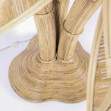 Large rattan “coconut/palm tree” floor lamp