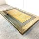 Table basse vintage en laiton par Rodolfo Dubarry, 1970