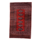 Handmade vintage Uzbek Bukhara rug 91cm x 155cm, 1950s
