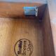Antique Nightstand TRICOIRE Louis XVI Style Wood 2 Drawers Vintage