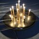 Gilded metal wall lamps of the brand Grossmann