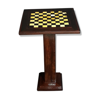 Makassar ebony art deco chess table