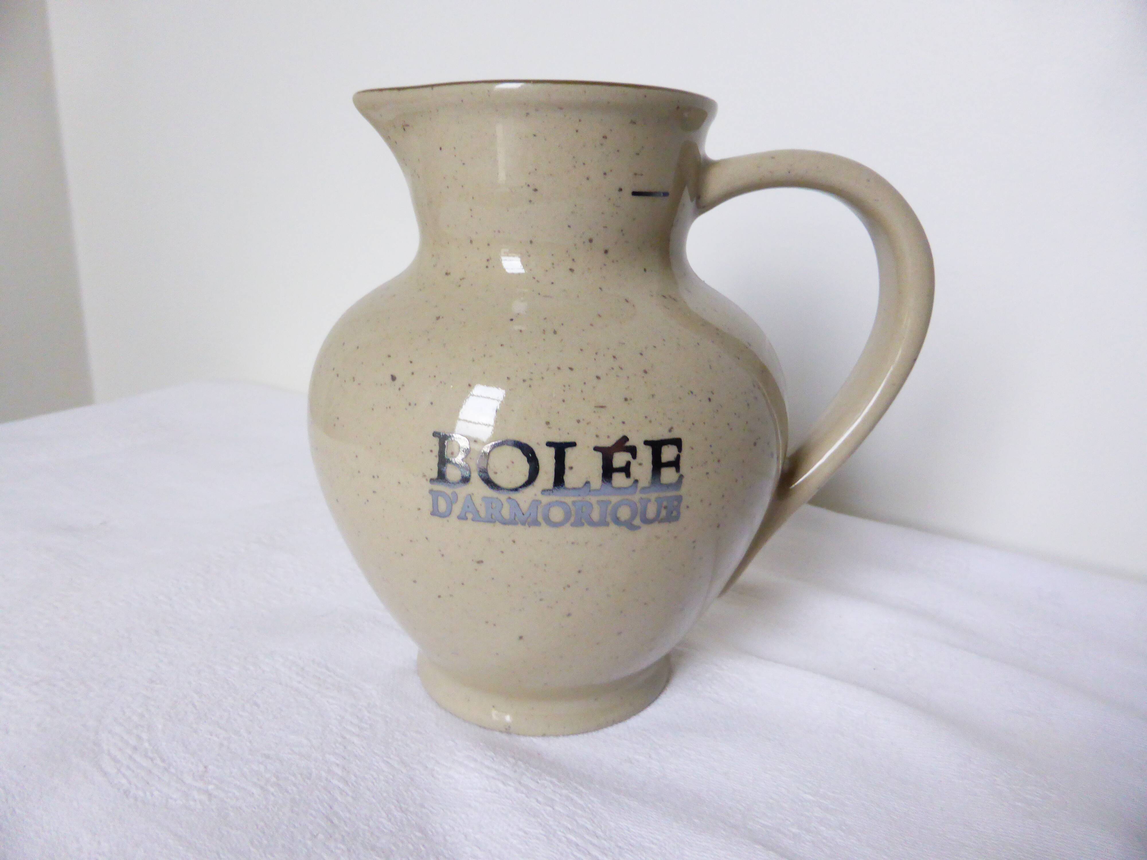 1 vintage French ceramic cider pitcher 210148