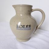 1 vintage French ceramic cider pitcher 210148