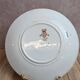 Antique flat plate in Longwy ironstone – Cyprus polychrome model