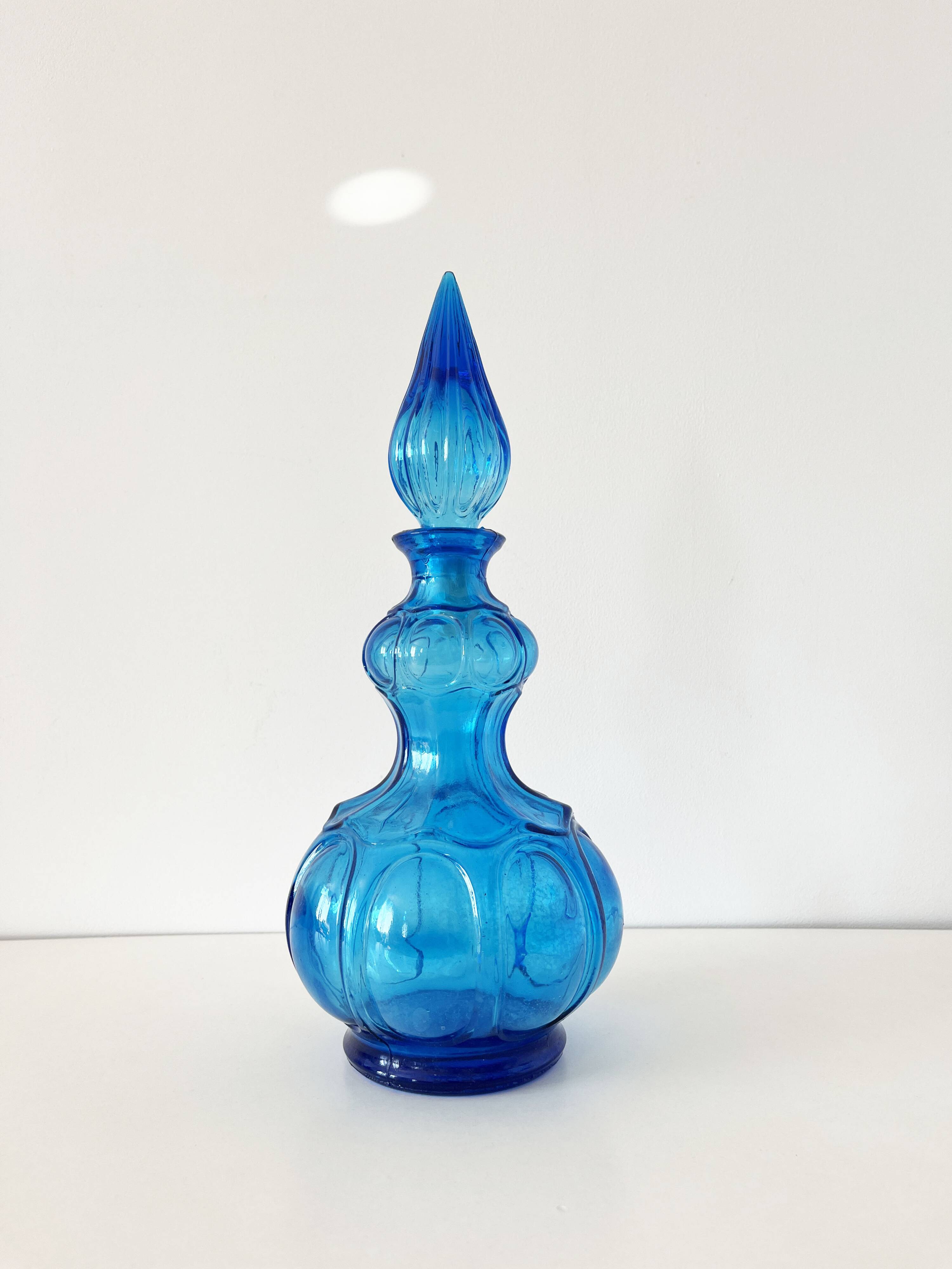 Blue Empoli Italian Carafe