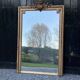 Louis XVI Style Mirror In Stuccoed And Gilded Wood Circa 1880