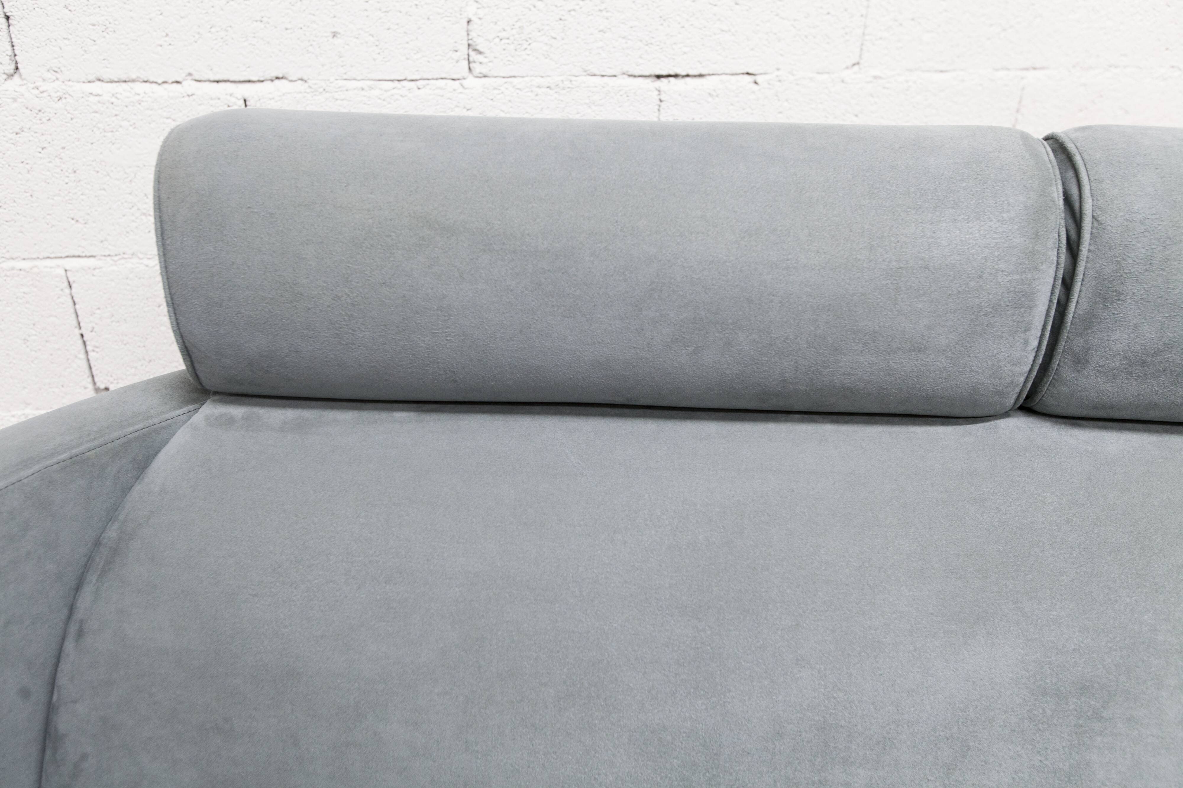 Negresco Sofa Design Bernard Massot for Neology France Moiré Velvet