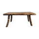 Brutalist wooden coffee table