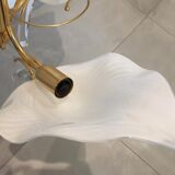 Murano glass leaf chandelier by Franco Luce Italy - 1970