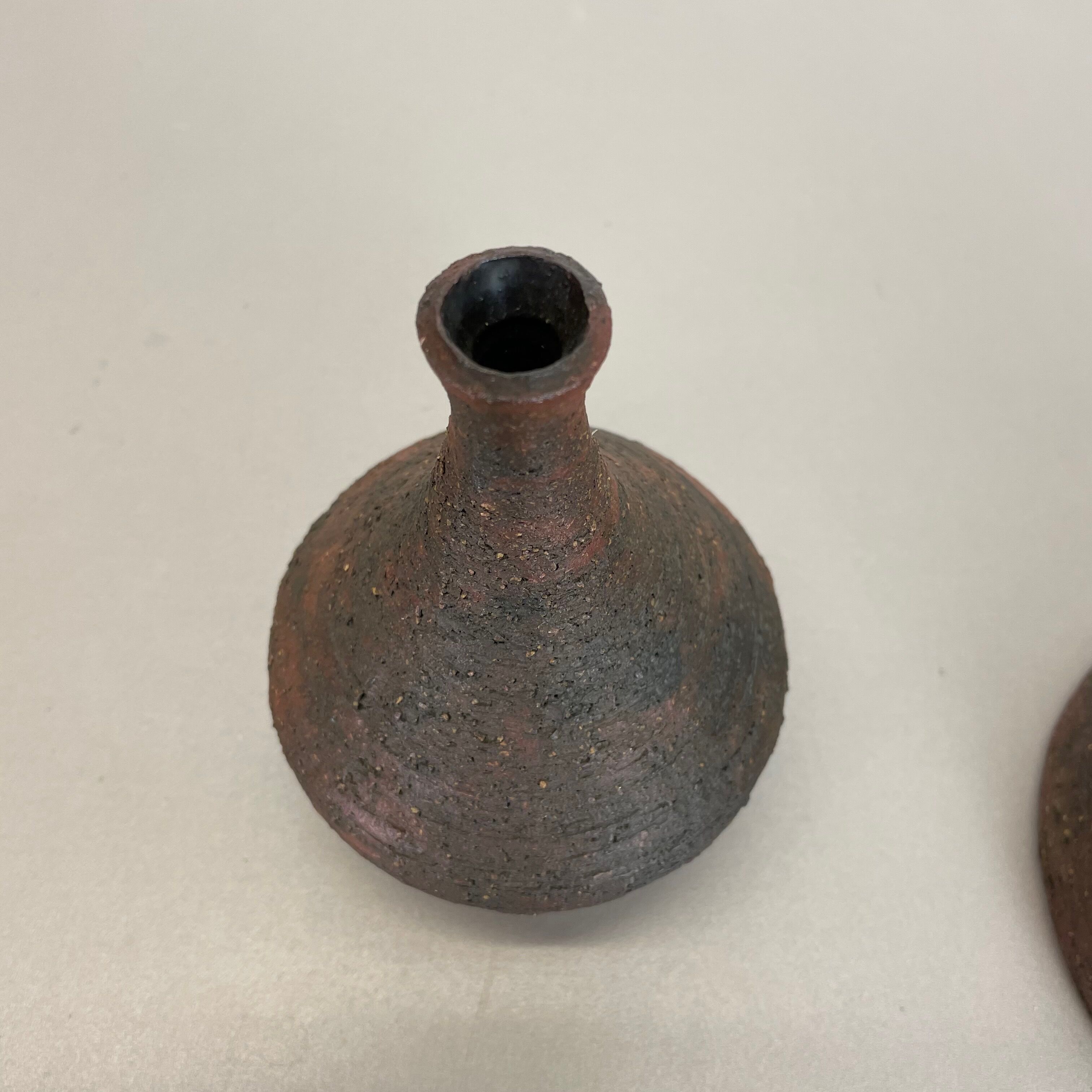 Set of 2 Studio Pottery Sculptural Objects Gerhard Liebenthron, Germany, 1970s